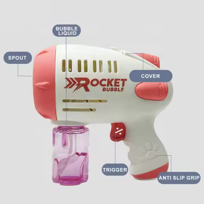 Rocket Bubble Gun