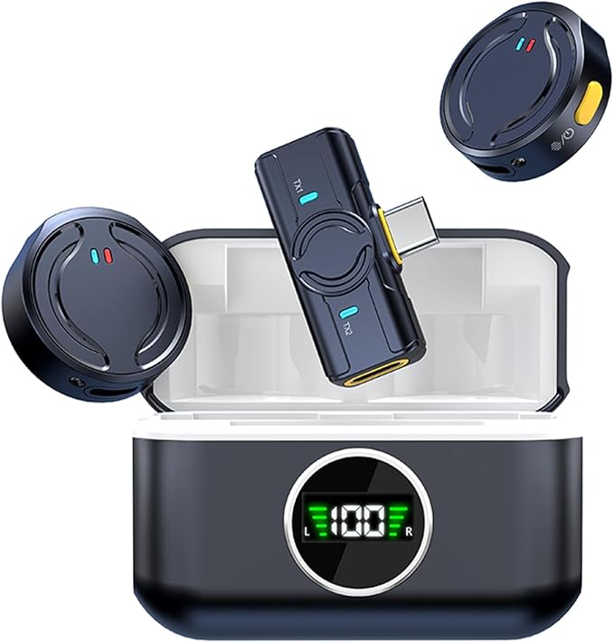 Wireless Microphone With Charging Cabin