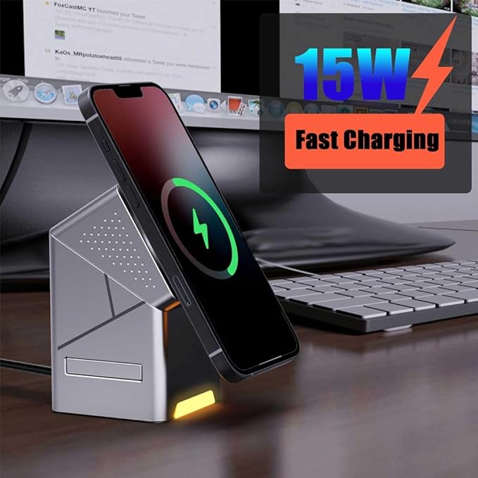 Wireless Charger Magnetic 3-in-1