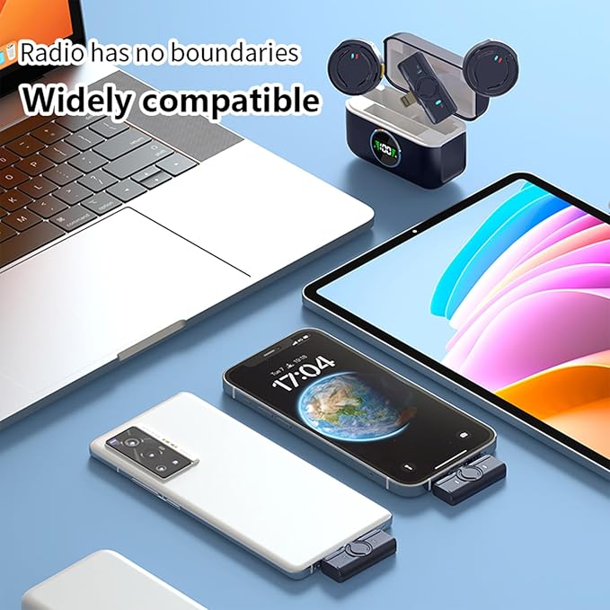 Wireless Microphone With Charging Cabin