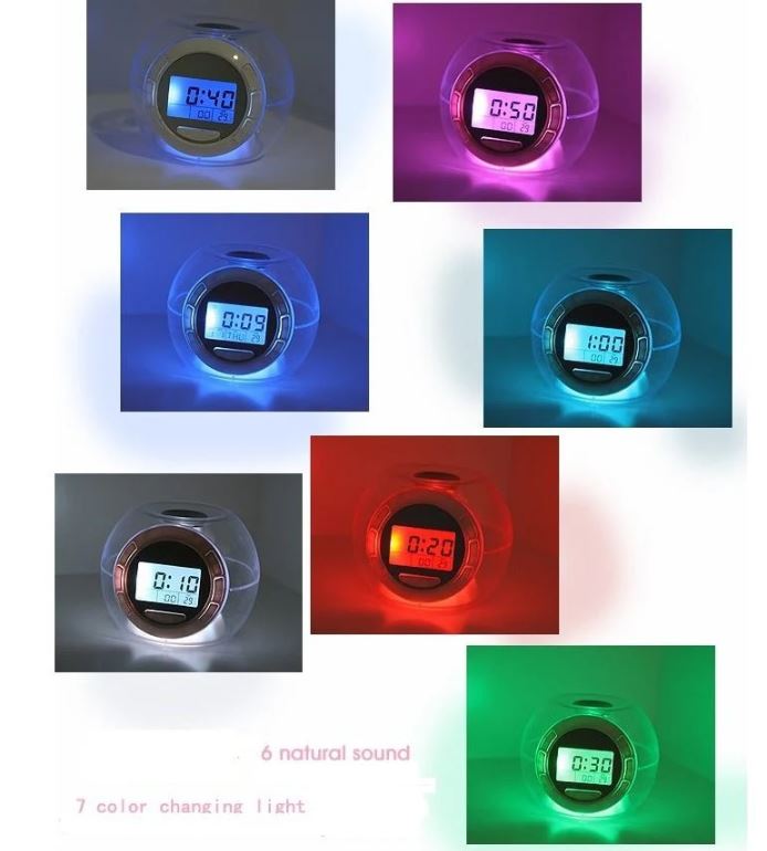 Colorful Natural Sound Alarm Clock