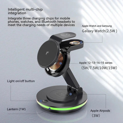 Wireless Charging Bracket -  Magnetic Folding