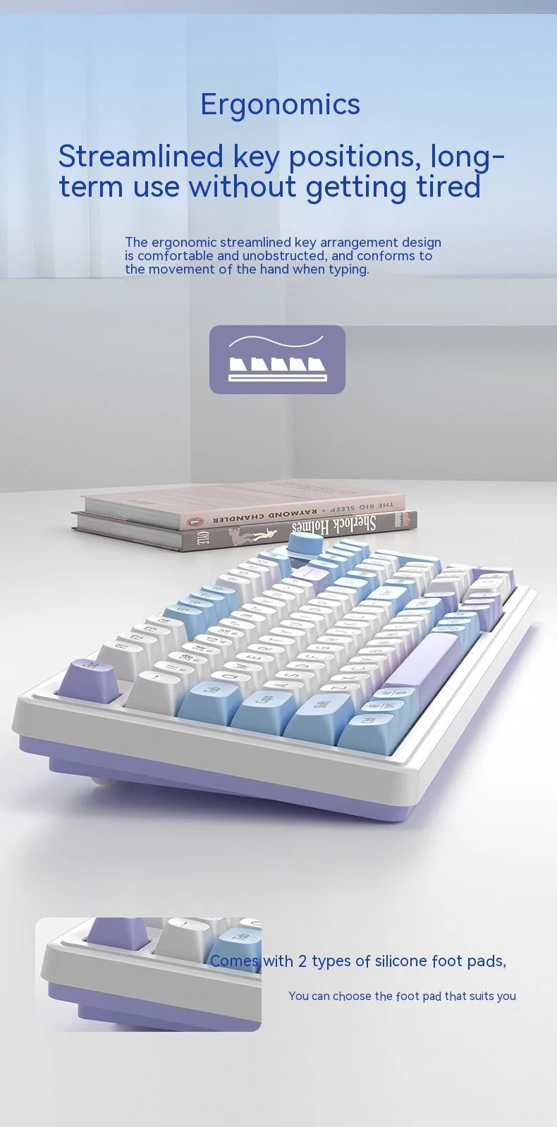 Wireless Bluetooth Mute Keyboard